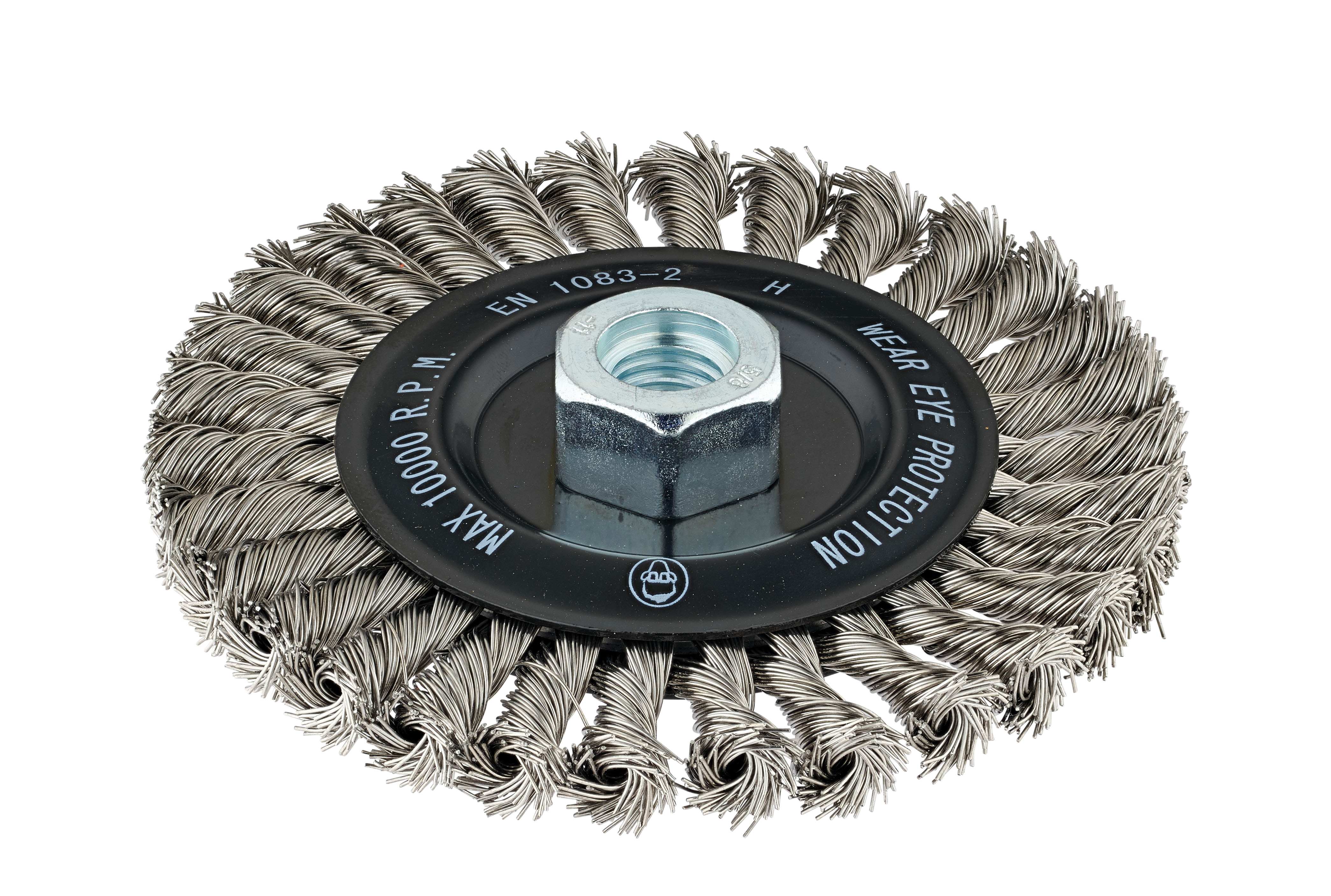 Image of Twisted Knot Wire Wheel Brushes – Stainless Steel 