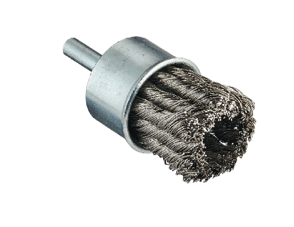 Image of Twisted Knot End Brushes – Stainless Steel 