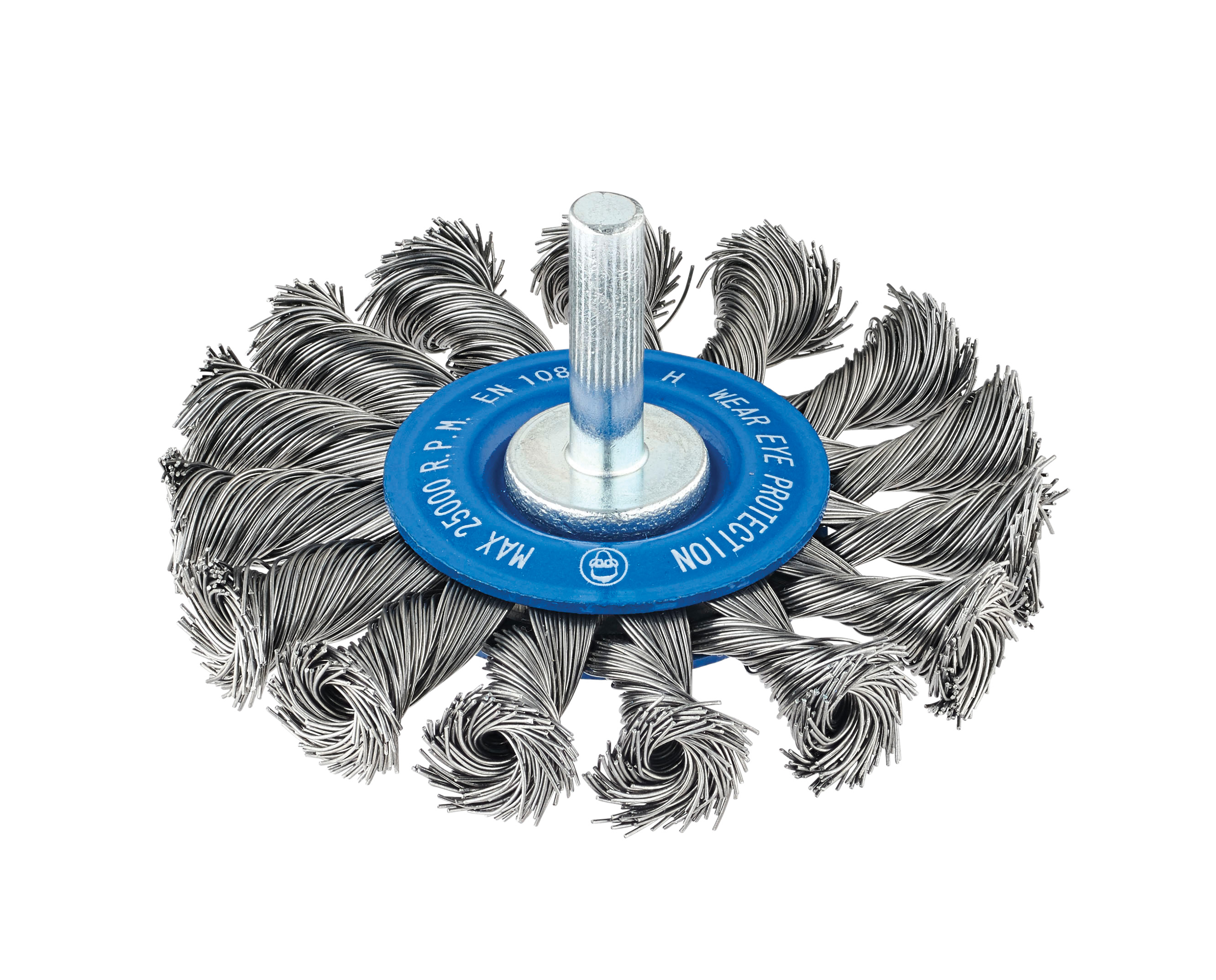 Image of Twisted Knot Stem Mount Wire Wheel Brushes – Carbon Steel 